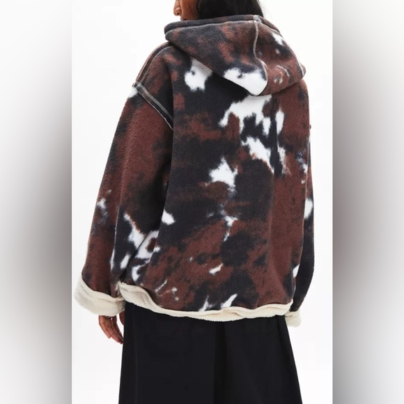 BDG Keaton Oversized Fleece Lined Hoodie Sweatshirt - Picture 2 of 8